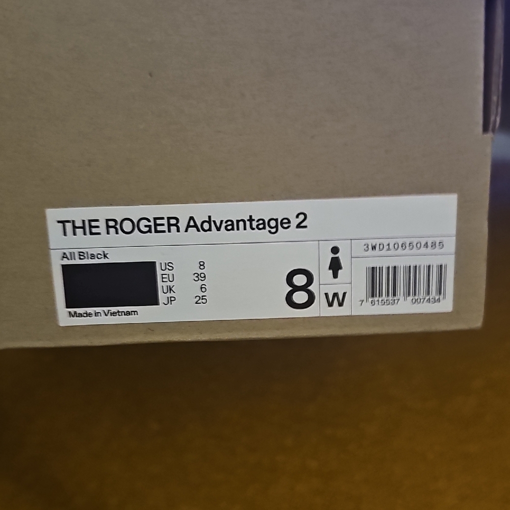 Advantage 2 Women's Black Sneakers